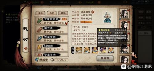 烟雨江湖龙象般若功图片