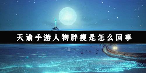 天谕手游人物胖瘦怎么回事（天谕手游里面的飞行技能不见了怎么回事）