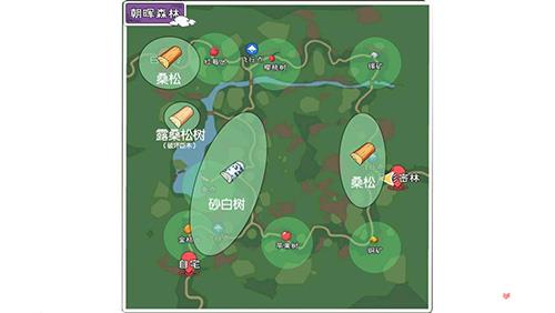 小森生活树木分布位置大全（小森林简介）