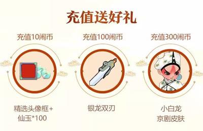 闹闹天宫充值送好礼