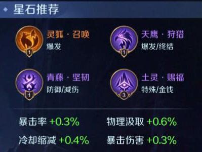曙光英雄黄忠星盘推荐（曙光英雄精卫星盘）