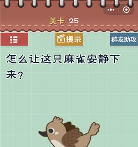 最囧游戏5最强大脑第25关怎么过 最强的大脑55关答案