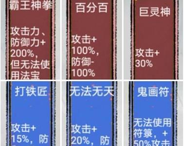 太公传承属性类先天天赋怎么选择