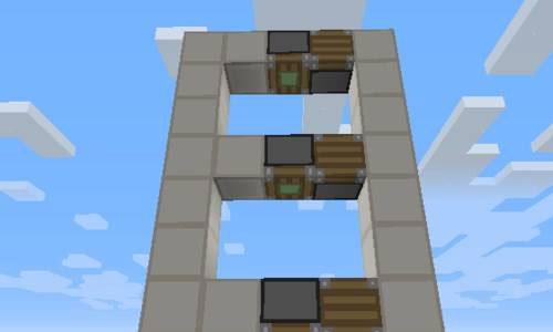 我的世界红石电梯制作流程4