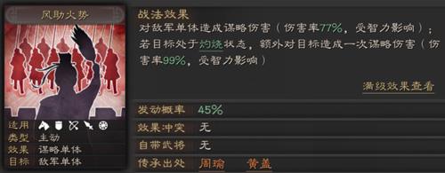 三国志战略版风助火势怎么用（三国志战略版带火的战法）