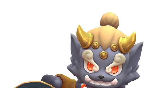 一起来捉妖金花狮图片