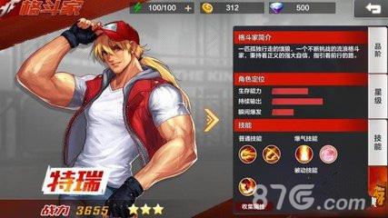 拳皇命运手游特瑞怎么玩（拳皇命运手游视频）
