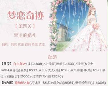 奇迹暖暖幸运的婚礼