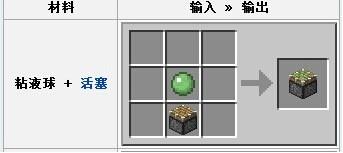 我的世界粘性活塞