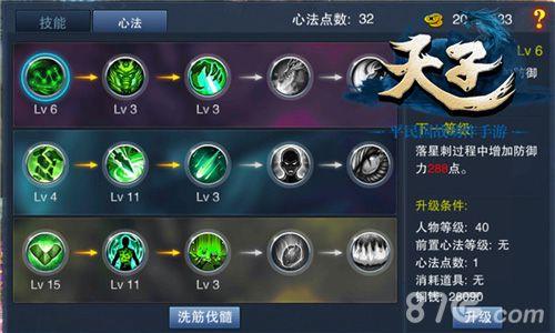 天子手游心法