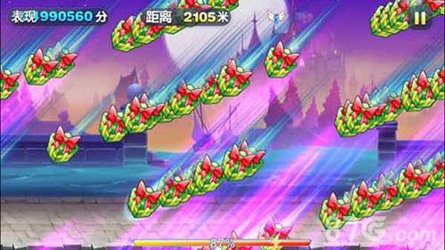 天天酷跑圣诞刀锋炫飞模式bug