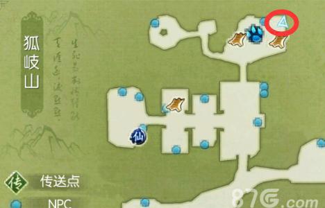 诛仙手游伤心花任务位置2