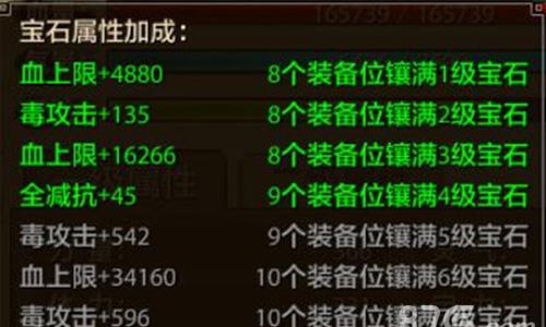 天龙八部手游属性加成2