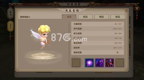 天龙八部手游丘比特宝宝