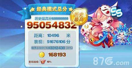 天天酷跑小小兔高分搭配