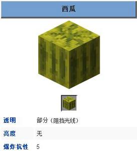 我的世界西瓜有什么用（正版合成大西瓜）