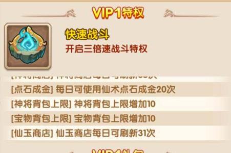 少年西游记vip充值多少合适