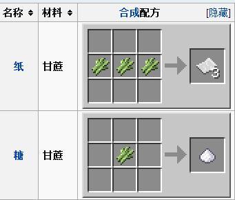 我的世界甘蔗的用处