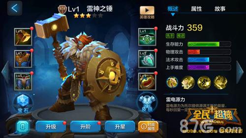 全民超神雷神之锤克星推荐（全民超神里面雷神之锤叫什么名字）