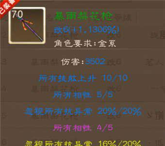 问道手游敏金装备怎么选择（问道手游80级敏金装备）