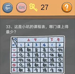 史小坑的烦恼4第33关答案（史小坑3答案大全）