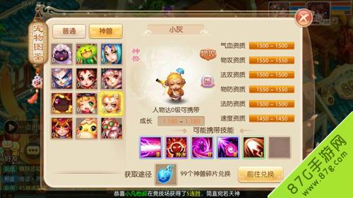 梦幻诛仙手游宠物可以携带多少只（梦幻诛仙手游宠物图鉴大全）