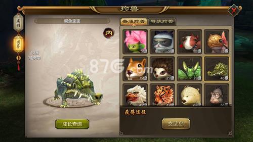 天龙八部手游鳄鱼宝宝