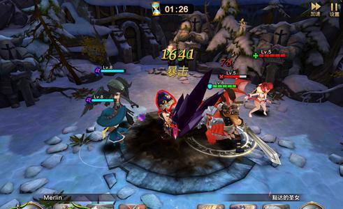 天魔幻想3v3战场截图