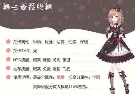奇迹暖暖黑蔷薇之舞第五关攻略（奇迹暖暖黑蔷薇之舞平民攻略2）