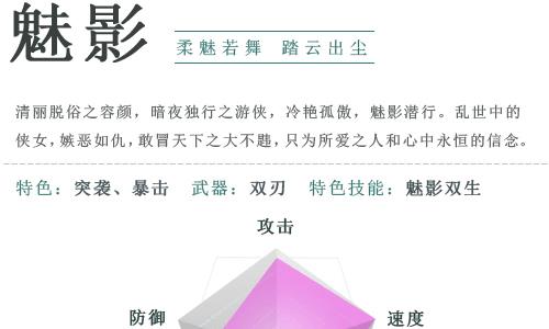 思美人手游魅影介绍