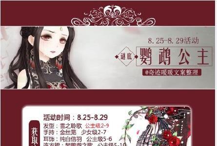 奇迹暖暖鹦鹉公主答案