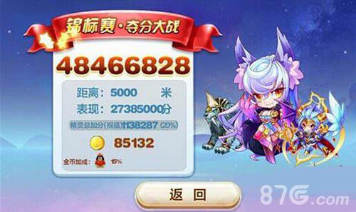 天天酷跑成绩截图