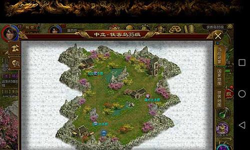 征途手机版侠客岛地图