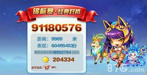 天天酷跑埃及艳后爆分搭配2