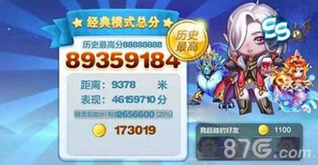 天天酷跑星空宗主高分搭配