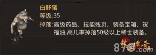 热血传奇手机版白野猪
