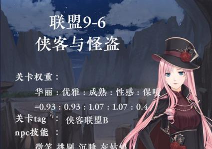 奇迹暖暖联盟9-6攻略