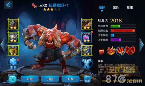 全民超神泰坦5V5出装加点推荐